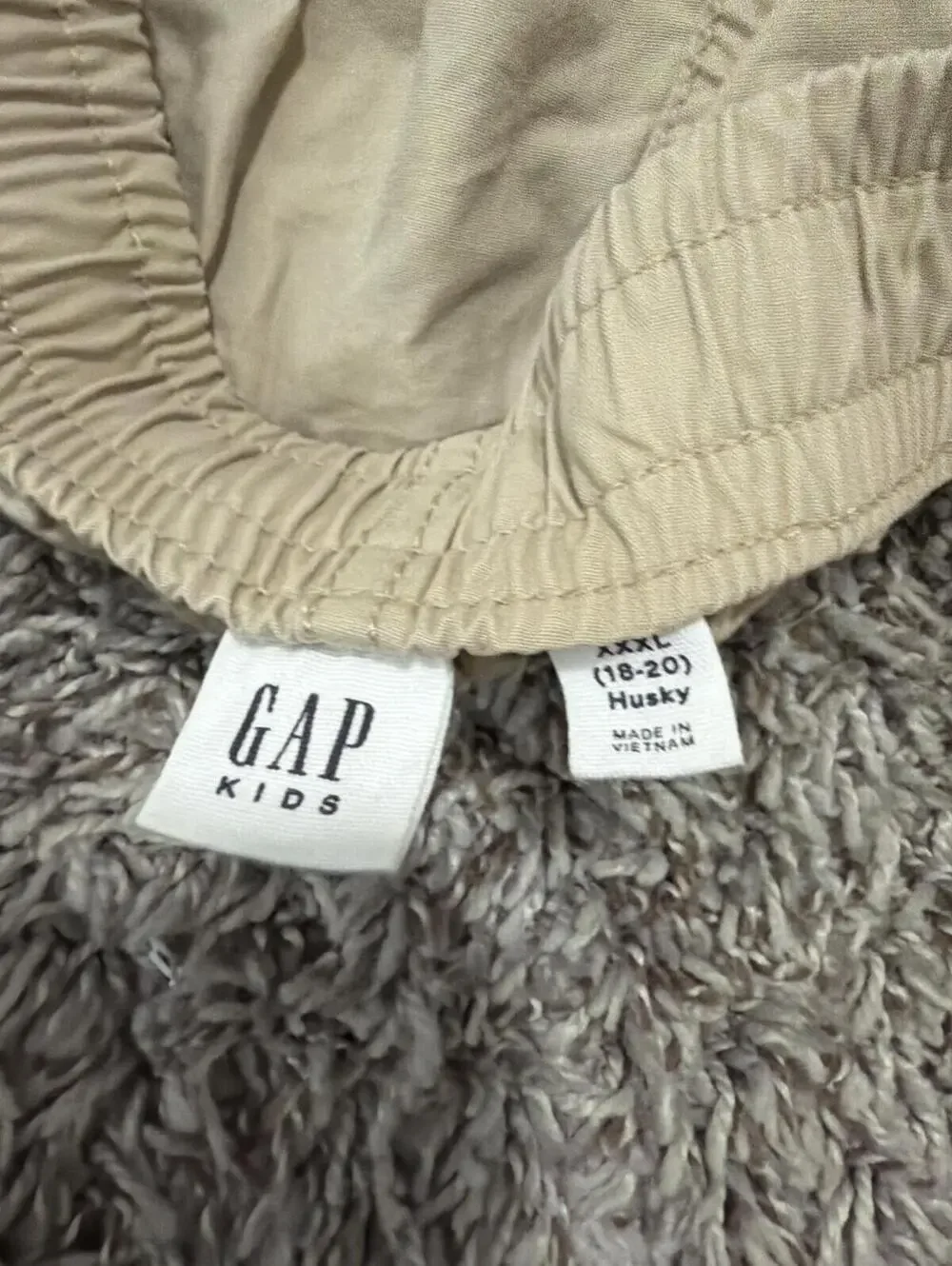 GAP Kids Boys Khaki Pull on Shorts XXXL (18-20 Husky)